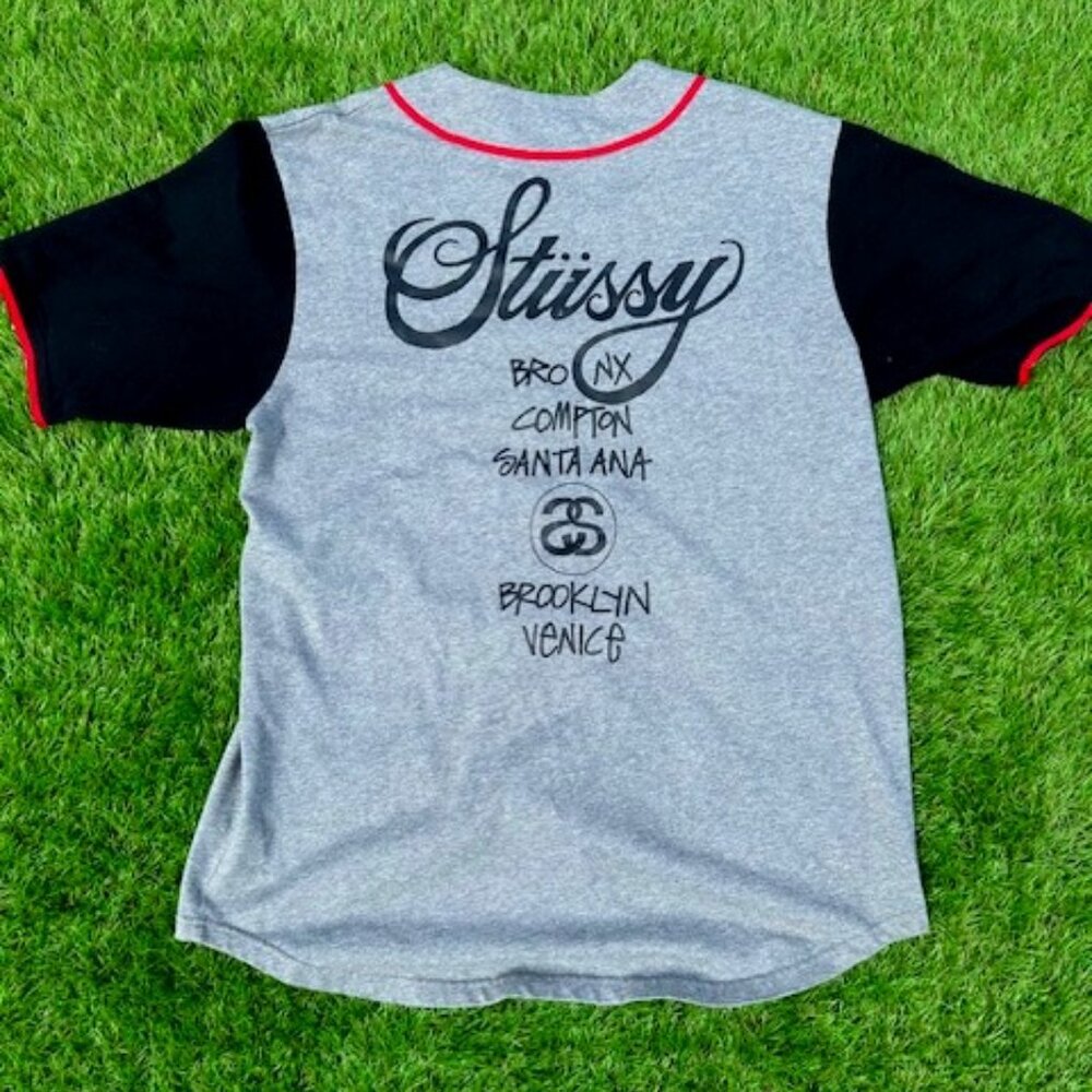 Mens Stussy Baseball Jersey
